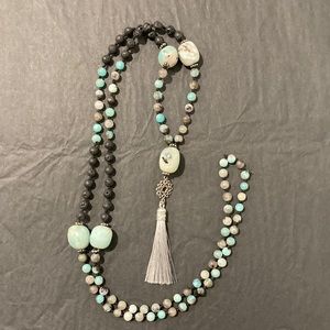 Hand knotted beaded mala